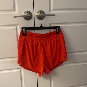 Red Nike Women's aeroswift Athletic Running Shorts